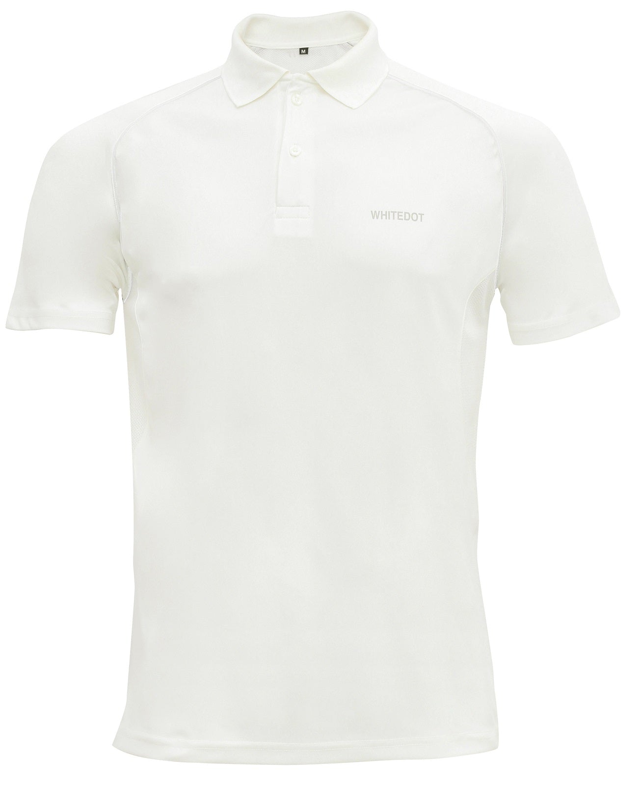 Whitedot Hexa Quick Dry Polo T-Shirt - Half Sleeves - Off White