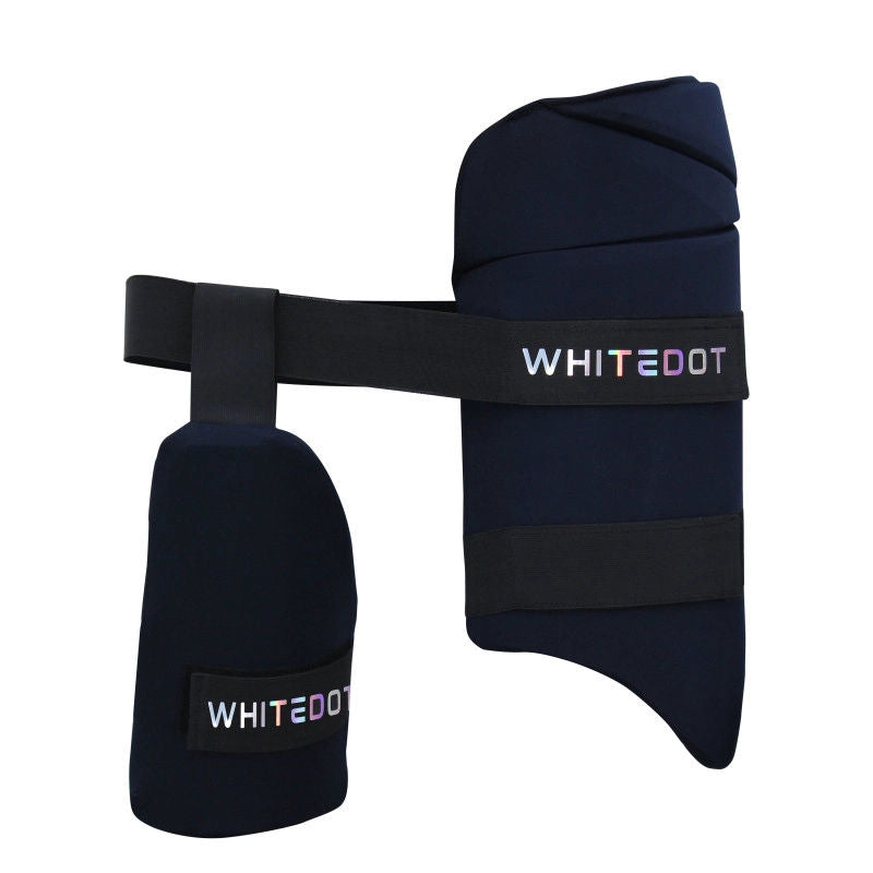 Whitedot Blue Combo Cricket Thigh Guard