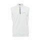 Whitedot Off White Zip Up Without Sleeves Cricket Jumper