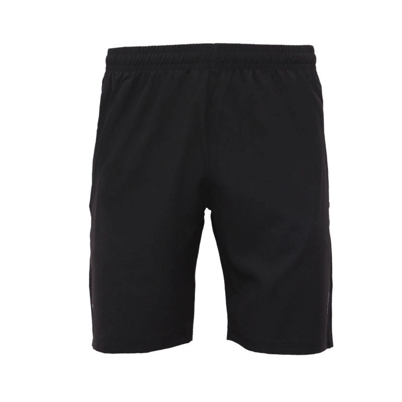 Whitedot Black Training Shorts - Zipper Pockets