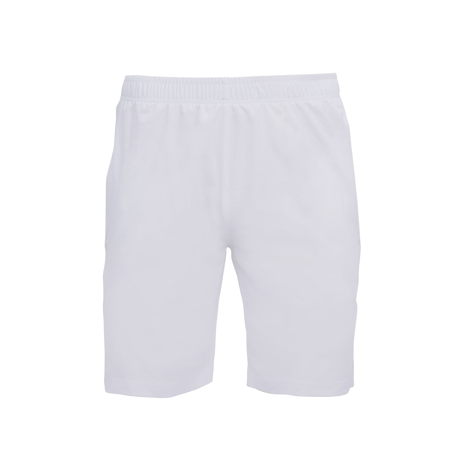 White Training Shorts - Zipper Pockets