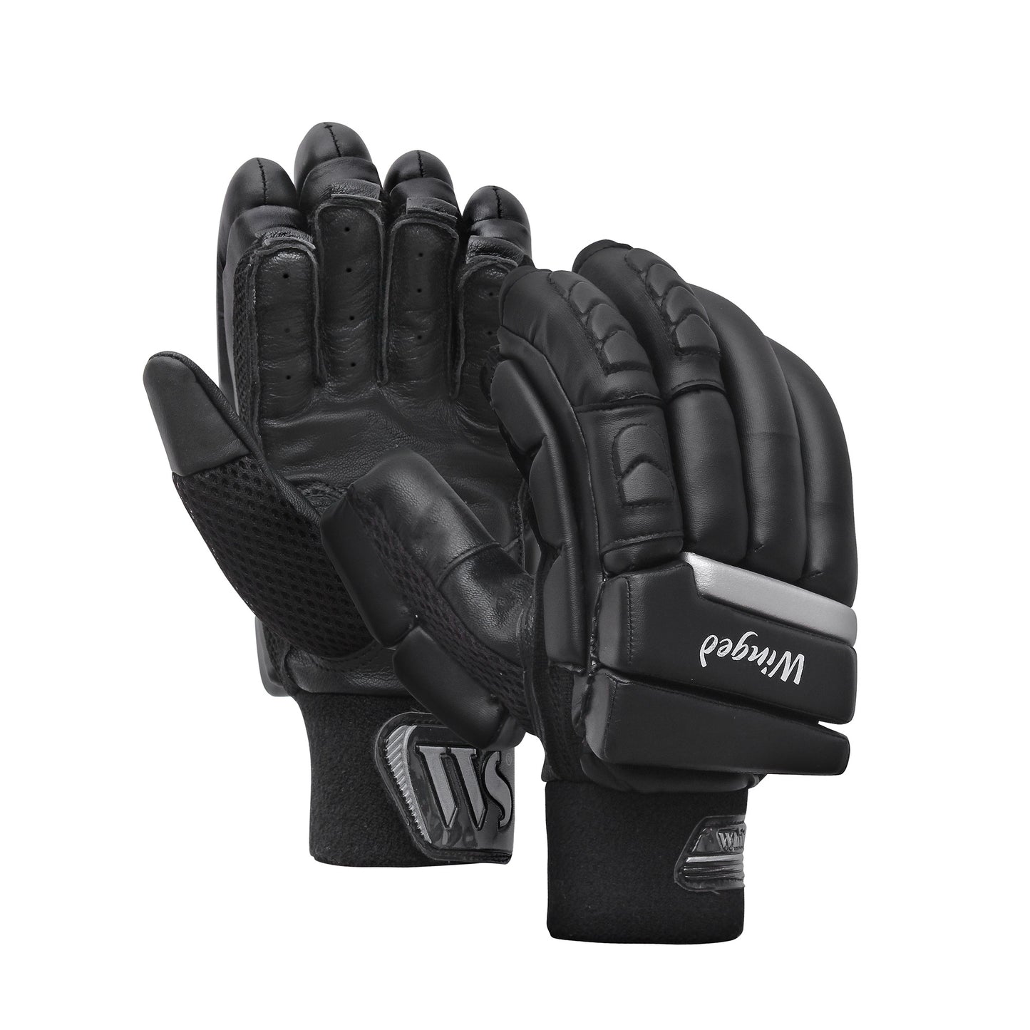 Whitedot Black Winged Players Cricket Batting Gloves
