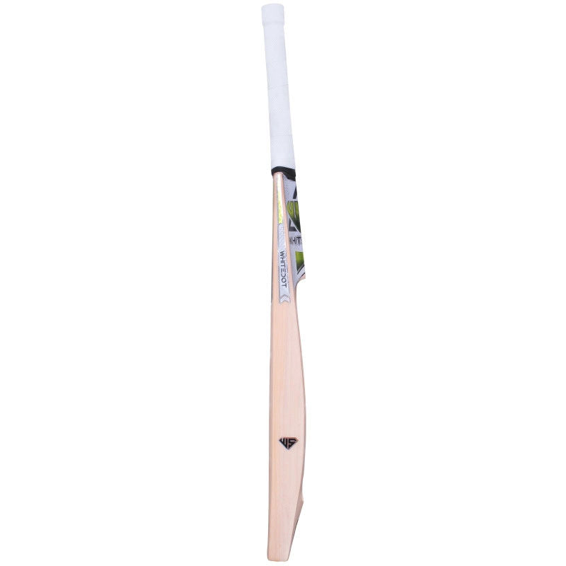 Whitedot Dot 1.1 Single Blade Scoop Kashmir Willow Bat - For Light Tennis Ball - Weight Approx. 1000-1100 Gram