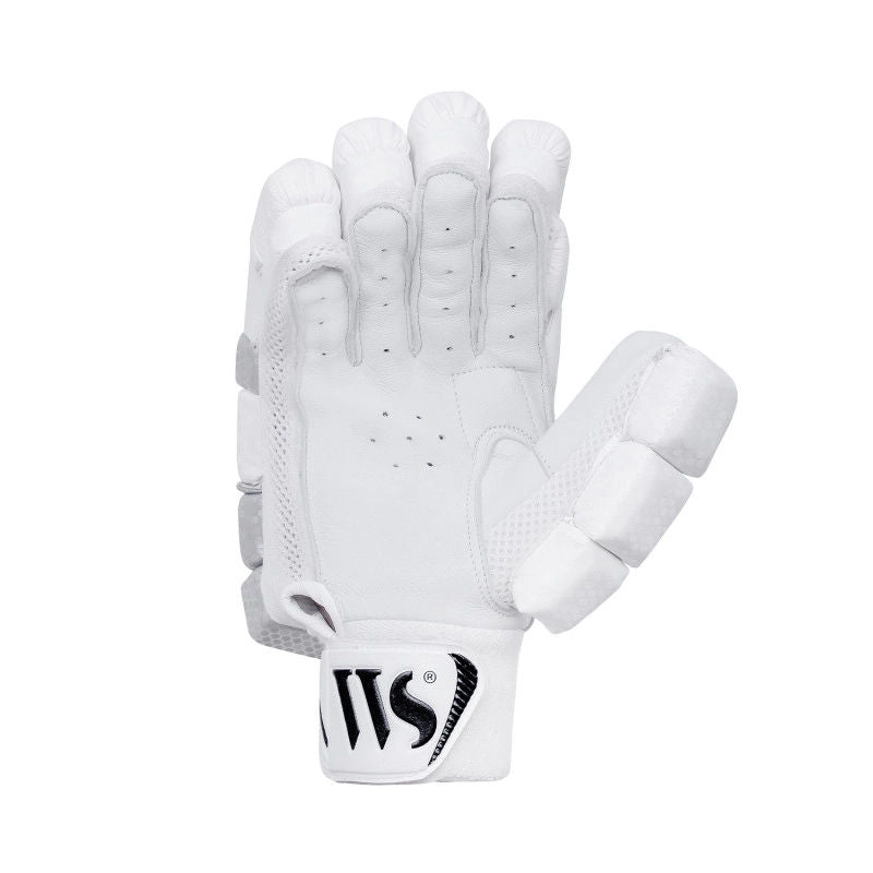 Whitedot Griffin White Cricket Batting Gloves