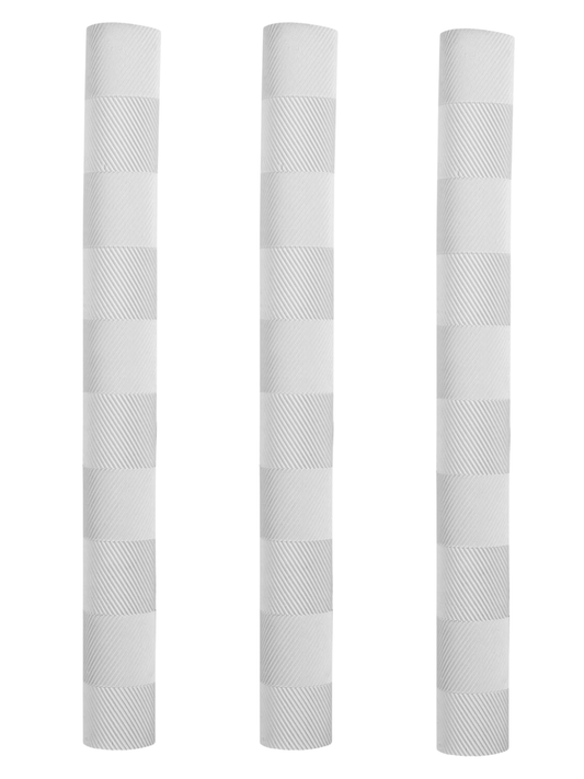 Whitedot Matrix Cricket Bat Grip - Pack of 3 - White
