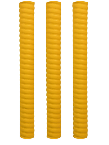 Whitedot Coil Cricket Bat Grip - Pack of 3 - Yellow