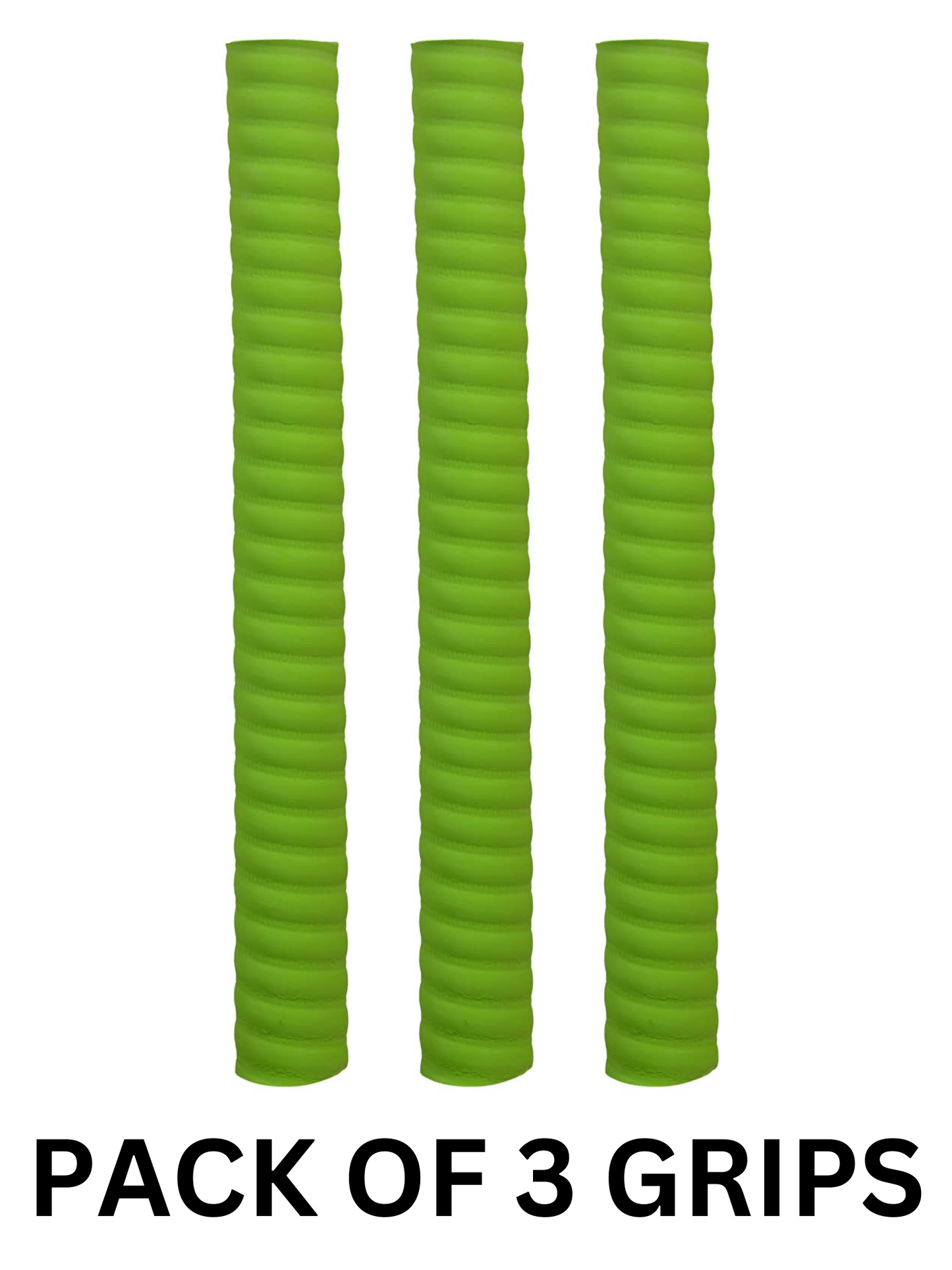 Whitedot Coil Cricket Bat Grip - Pack of 3 - Green