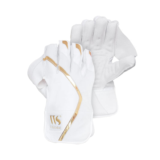 Whitedot Summer Wicket Keeping Gloves - White