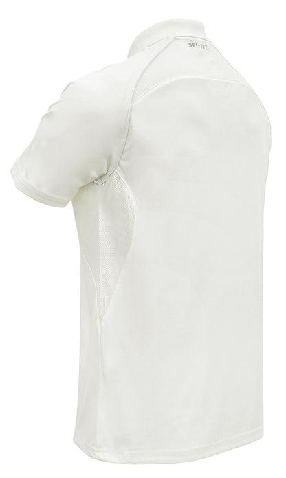 Whitedot Hexa Quick Dry Polo T-Shirt - Half Sleeves - Off White