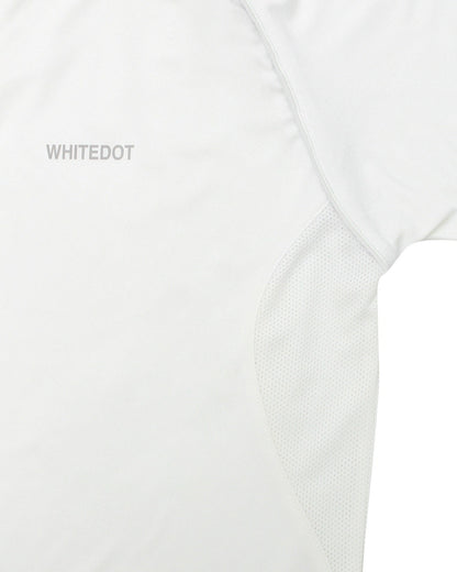 Whitedot Hexa Quick Dry Polo T-Shirt - Half Sleeves - Off White