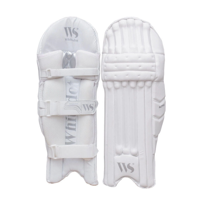 Whitedot Alpha White Players Cricket Batting Pad