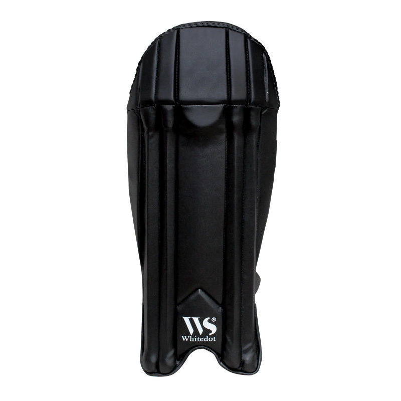 Whitedot Albatross Black Wicket Keeping Pads