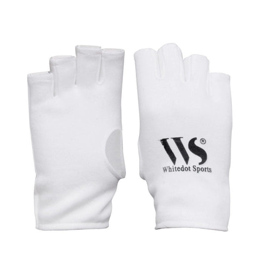 Whitedot Cut Finger Batting Inner Gloves