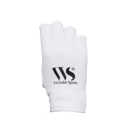 Whitedot Cut Finger Batting Inner Gloves