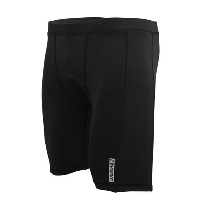 Whitedot Sigma Black Quick Dry Compression Shorts with Mobile Pocket