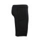 Whitedot Sigma Black Quick Dry Compression Shorts with Mobile Pocket