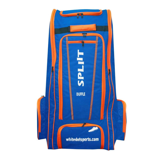 Whitedot Spliit Blue Duffle Cricket Kitbag - Non Wheelie