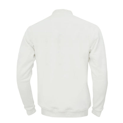 Whitedot Off White Zip Up Full Sleeves Cricket Jumper