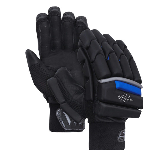 Whitedot Alpha Black Players Cricket Batting Gloves