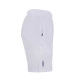 Whitedot White Training Shorts - Zipper Pockets