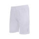 Whitedot White Training Shorts - Zipper Pockets