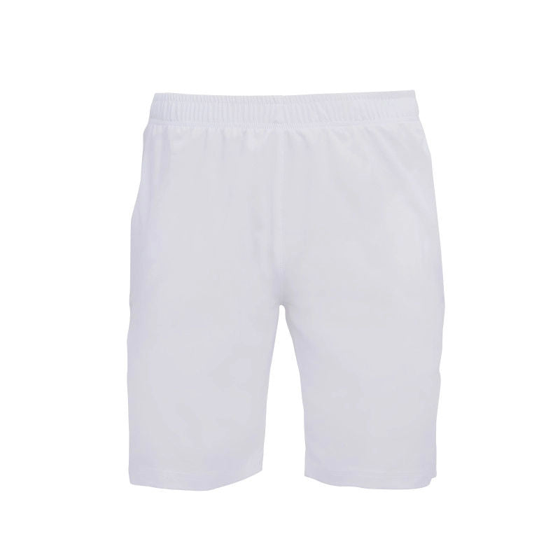 Whitedot White Training Shorts - Zipper Pockets
