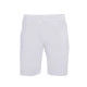 Whitedot White Training Shorts - Zipper Pockets