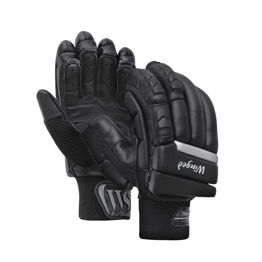 Whitedot Black Winged Players Cricket Batting Gloves