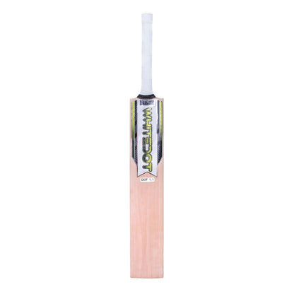 Whitedot Dot 1.1 Single Blade Scoop Kashmir Willow Bat - For Light Tennis Ball - Weight Approx. 1000-1100 Gram