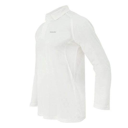 Whitedot Hexa Quick Dry Polo T-Shirt - Full Sleeves - Off White