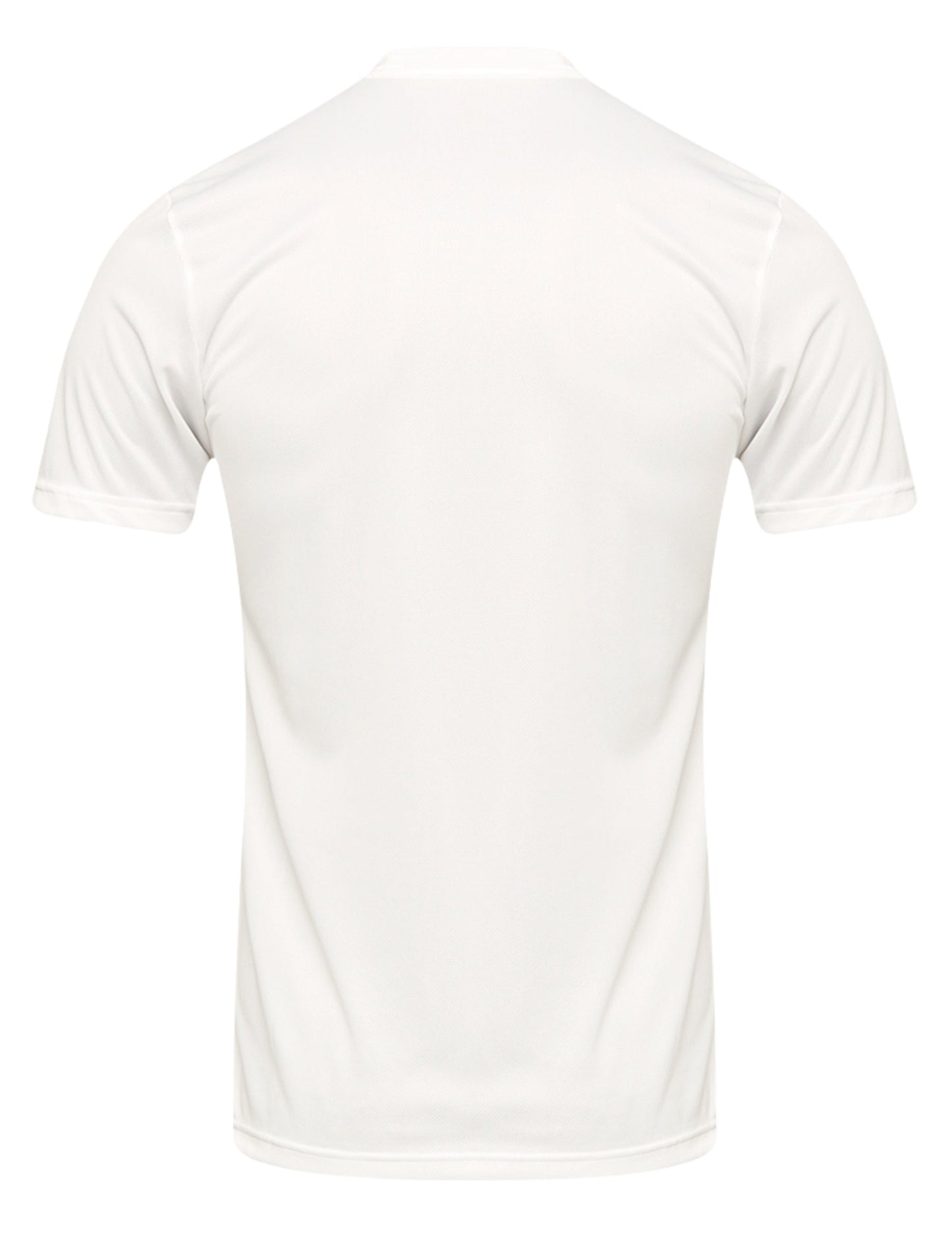 Whitedot Mono Matrix White Round Neck Dri-FIT Polyester T-Shirt