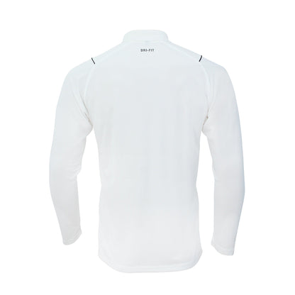 Whitedot Omega Quick Dry Polo T-Shirt - White - Full Sleeves